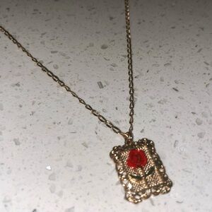 Rose Pendant Necklace